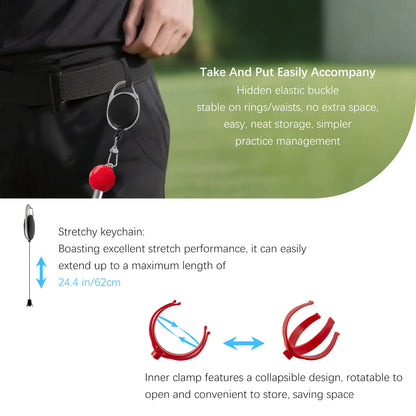 Gripper Park Golf Ball Retriever (Red/Blue Opt) – Telescopic Golf Ball Grabber, Ball Grabber Tool Golf, Golf Accessories